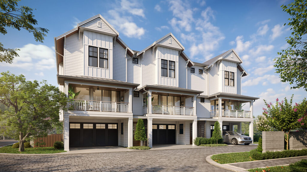 Allens Lane Townhomes-Building Front-R04