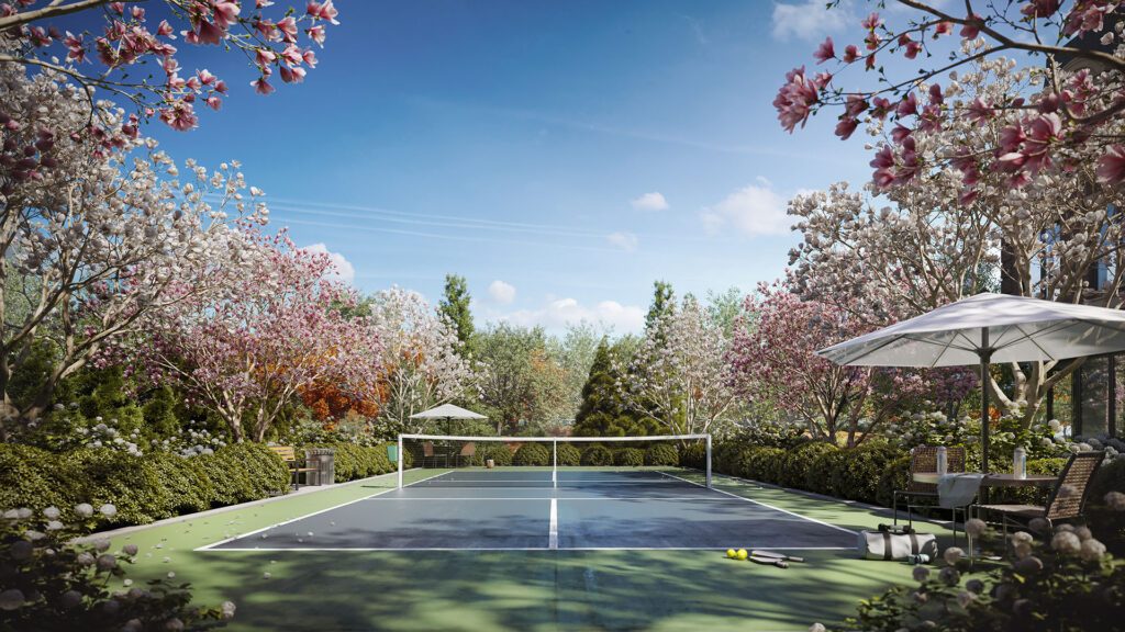 Chain Bridge-Grounds Exterior-Pickleball Court-R00A