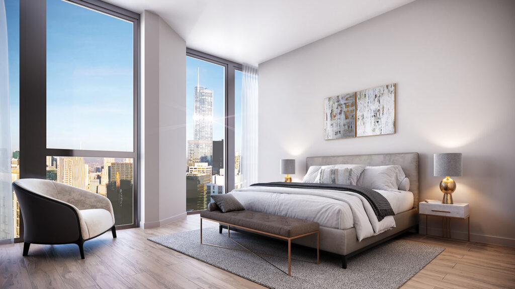 Cirrus - Penthouse Unit 1 Master Bedroom - R01HR