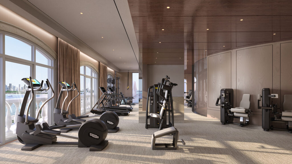 Raffles The Palm Dubai-Render D - Gym-R01A