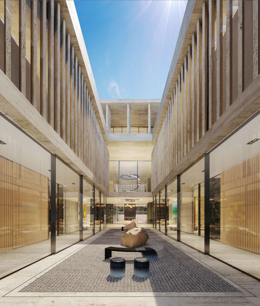 Ritz Dubai-The Earth Villa - Courtyard-R02AHR