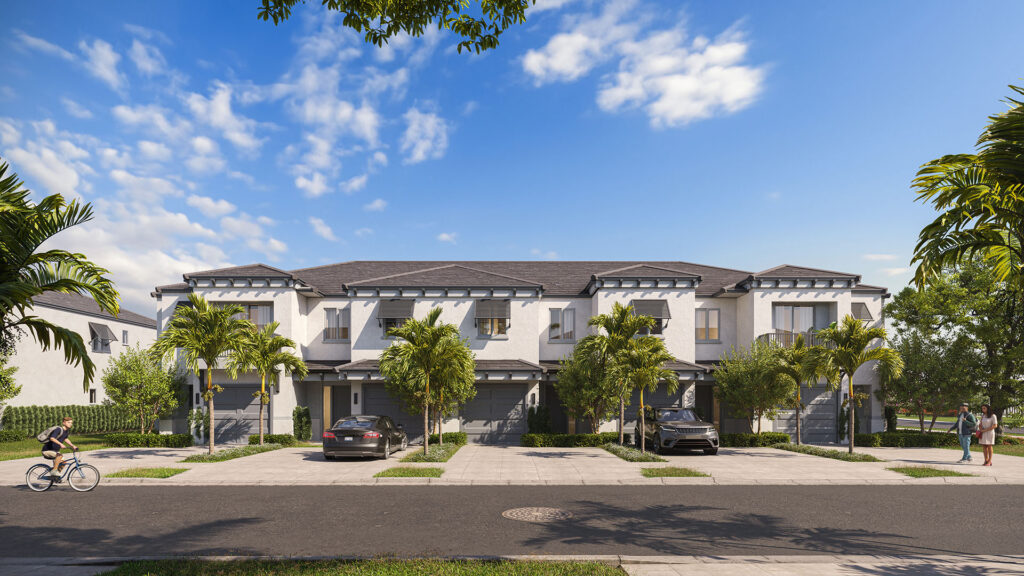 Springdale Townhomes-Main road coming in-R02